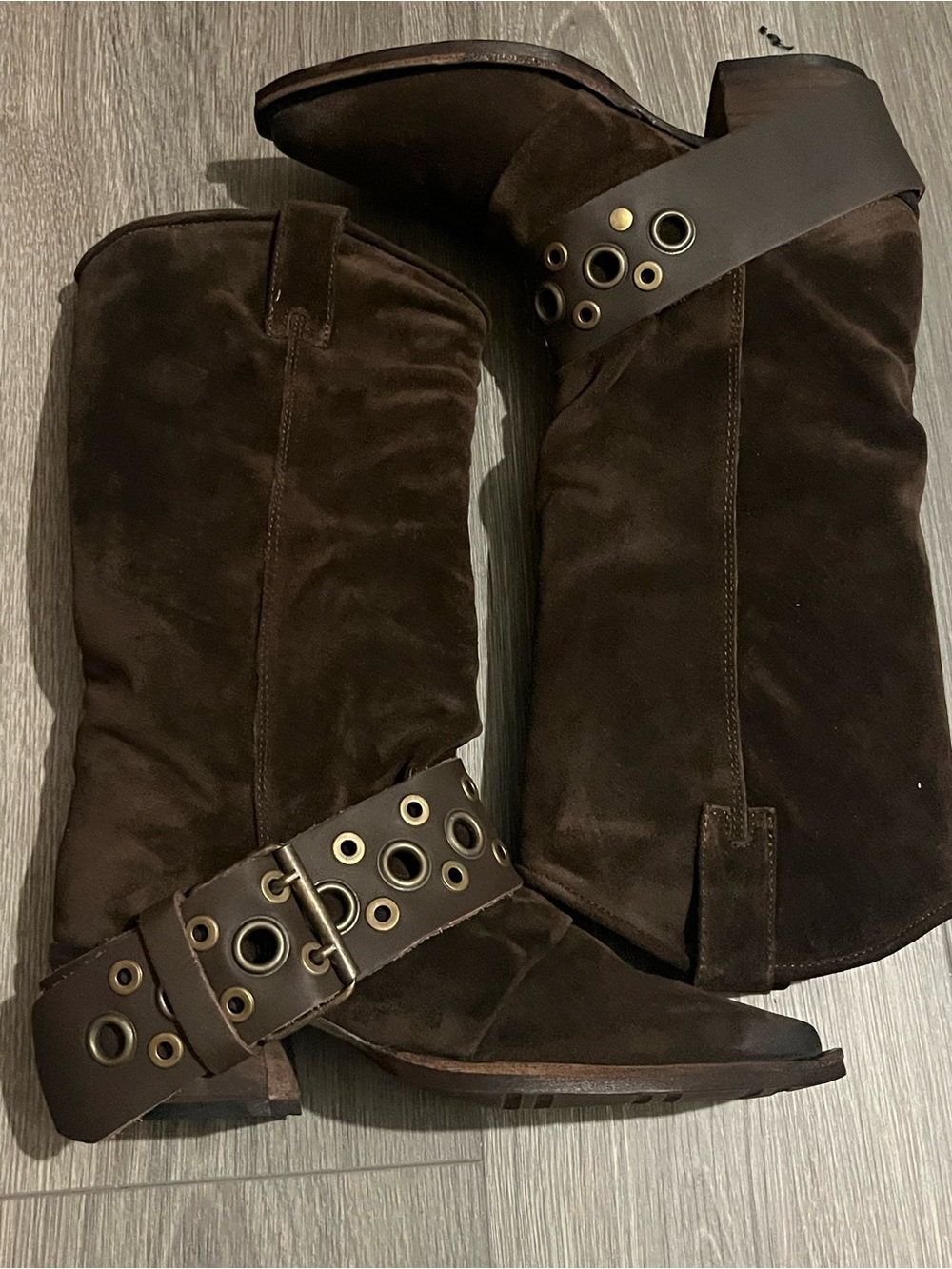SteveMadden Ashwood Western Moto Boots